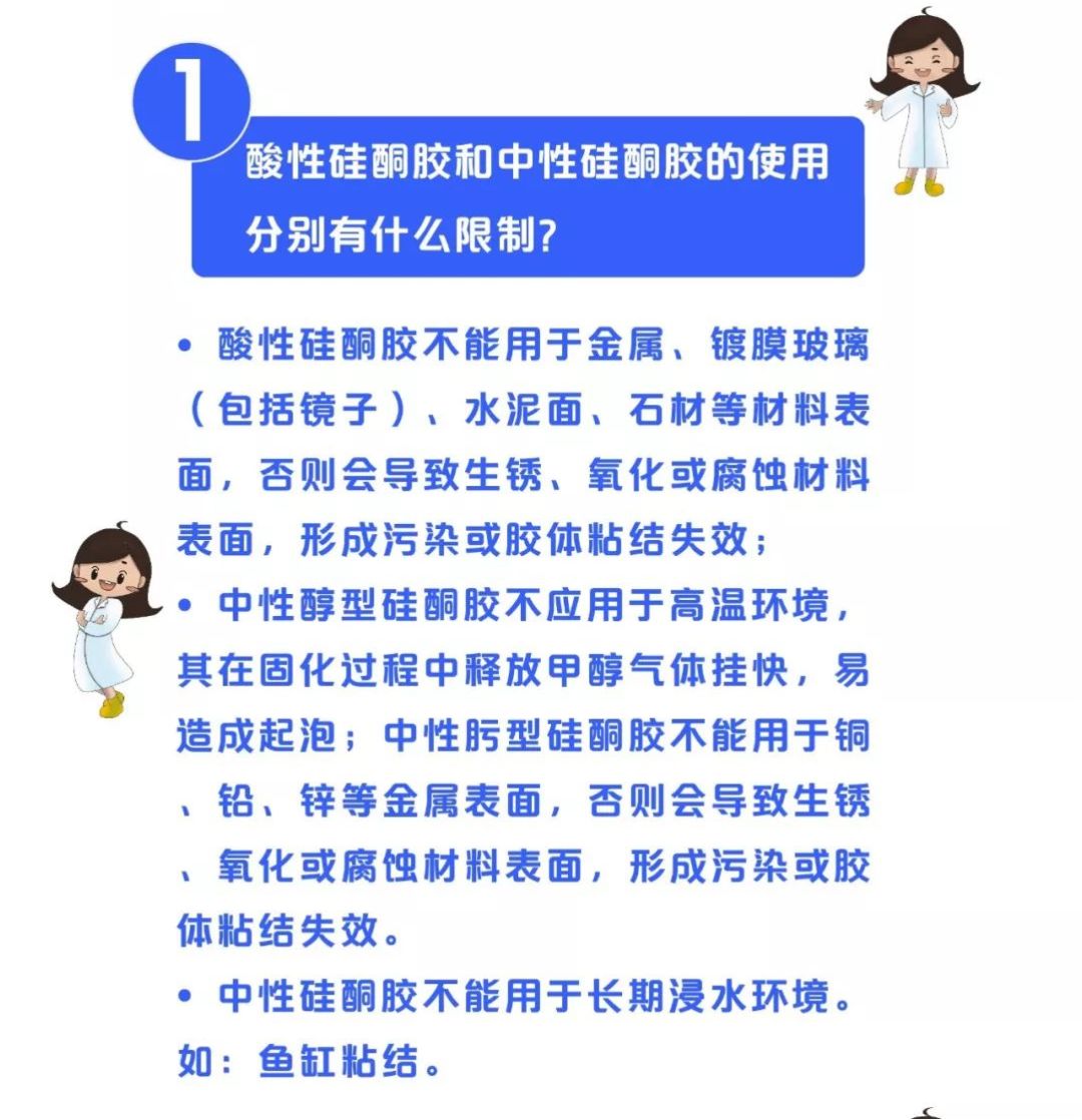 一张图让你get史上最全建筑胶家族！